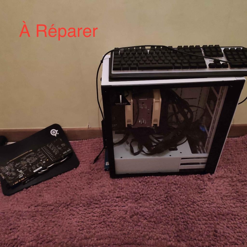 PC Gamer - Problème carte mère - Pour pièces/réparation, Informatique & Logiciels, Le pc est monté avec différentes marques, 4 Ghz ou plus