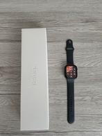 Apple Watch Series 8 45mm – Zeer goede staat + oplader, Zwart, IOS, Ophalen of Verzenden, Zo goed als nieuw