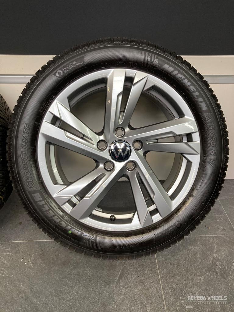 17” originele Volkswagen T-roc velgen allseason banden 5x112, -, -, Banden en Velgen, 17 inch
