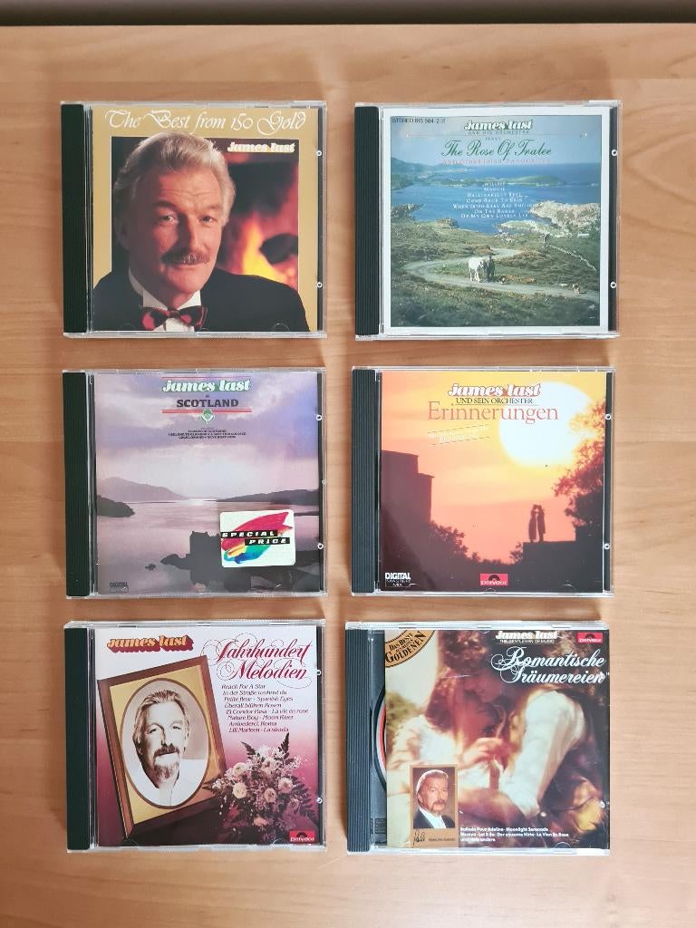 James Last - 6 cd's in perfecte staat, Enlèvement ou Envoi, Comme neuf