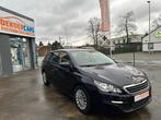Peugeot 308 break, 1.2i benzine, 2014, 152.362km's + Keuring, Bluetooth, Achat, Euro 6, Entreprise
