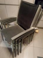 Chaise, Jardin & Terrasse, Comme neuf, Aluminium, Empilable