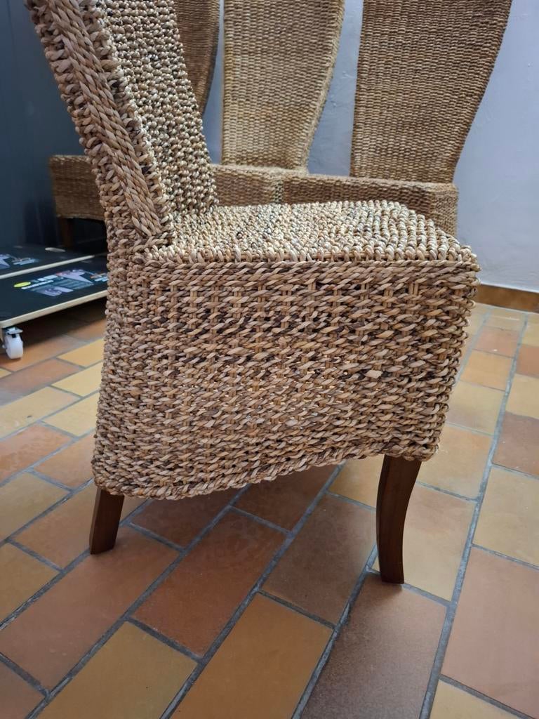 Chaises en bananier rotin, Maison & Meubles, Enlèvement