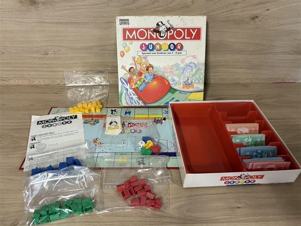 monopoly junior kermis - s4228, Verzenden, Zo goed als nieuw