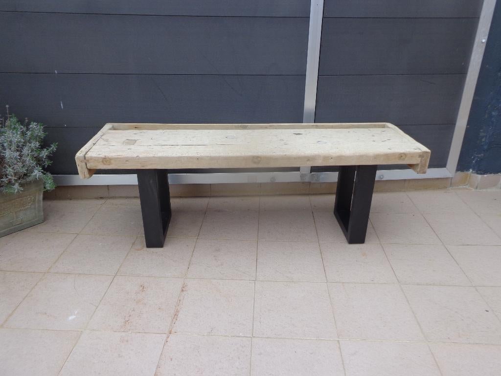 bijzettafel - muurtafel - tv tafel, Ophalen, Hout