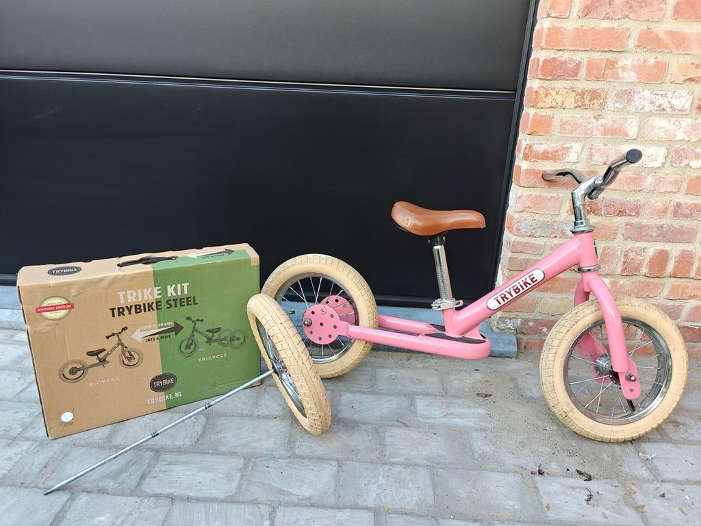 Trybike loopfiets 2 in 1 roze, Kinderen en Baby's, Ophalen, Loopfiets
