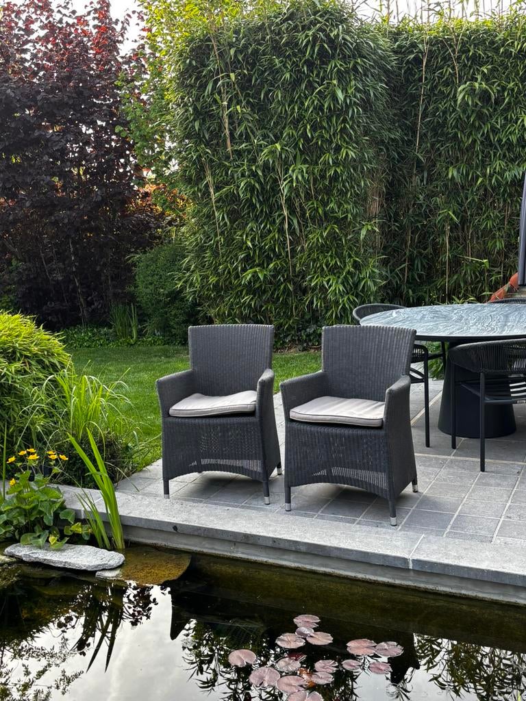 Set van 2 wicker stoelen, Ophalen, Gebruikt, Wicker