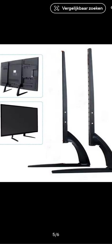 Universele tv beugel standaard poot voet, Ophalen