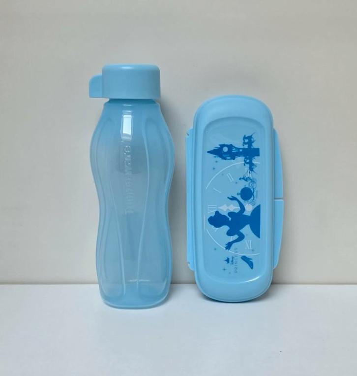 Tupperware « Petit Set Snack – Disney Princesse » bleu, Maison & Meubles, Cuisine| Tupperware, Neuf, Boîte, Bleu, Envoi