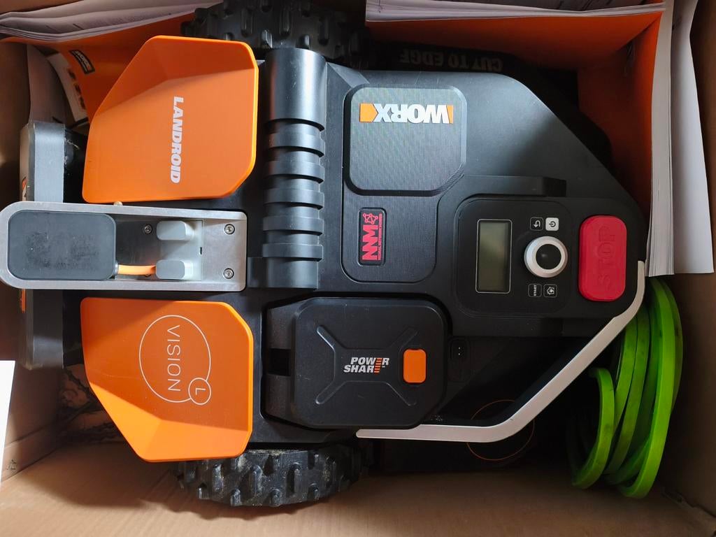 Tondeuse Worx Landroid L Bon état (Câble à changer pour 69e), Jardin & Terrasse