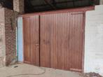 Porte de garage en bois, Bricolage & Construction, Châssis & Portes coulissantes, Enlèvement, Utilisé, Autres types, 225 cm ou plus