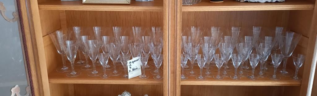 Glasservies, Ophalen