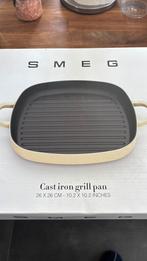 Smegg grill pan nieuw in doos, Huis en Inrichting, Ophalen of Verzenden, Zo goed als nieuw