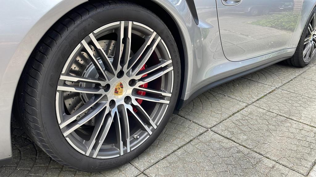 Porsches 911 turbo velgen met banden, Auto-onderdelen, Ophalen, Band(en)