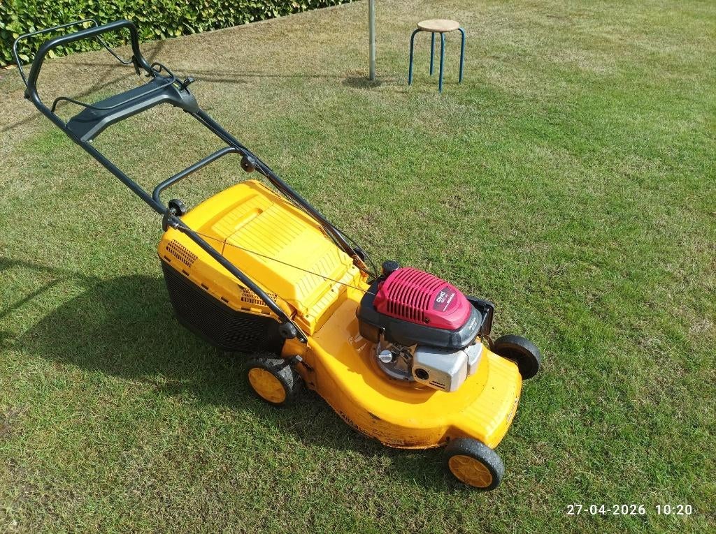 grasmacine Honda/Stiga OHC 160cc, Tuin en Terras, Grasmaaiers, Gebruikt, 50 cm of meer, Opvangzak, Opvangbak, Ophalen