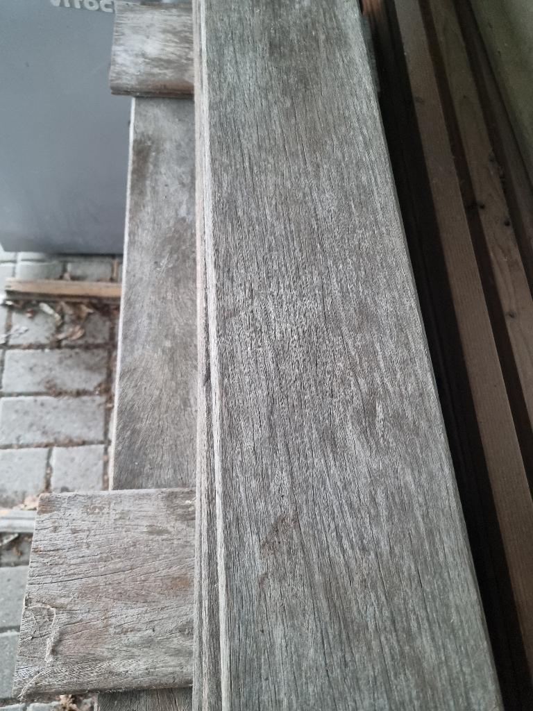 IPE BFIX planken korte lengtes 7.5m², Ophalen, Gebruikt, Hout