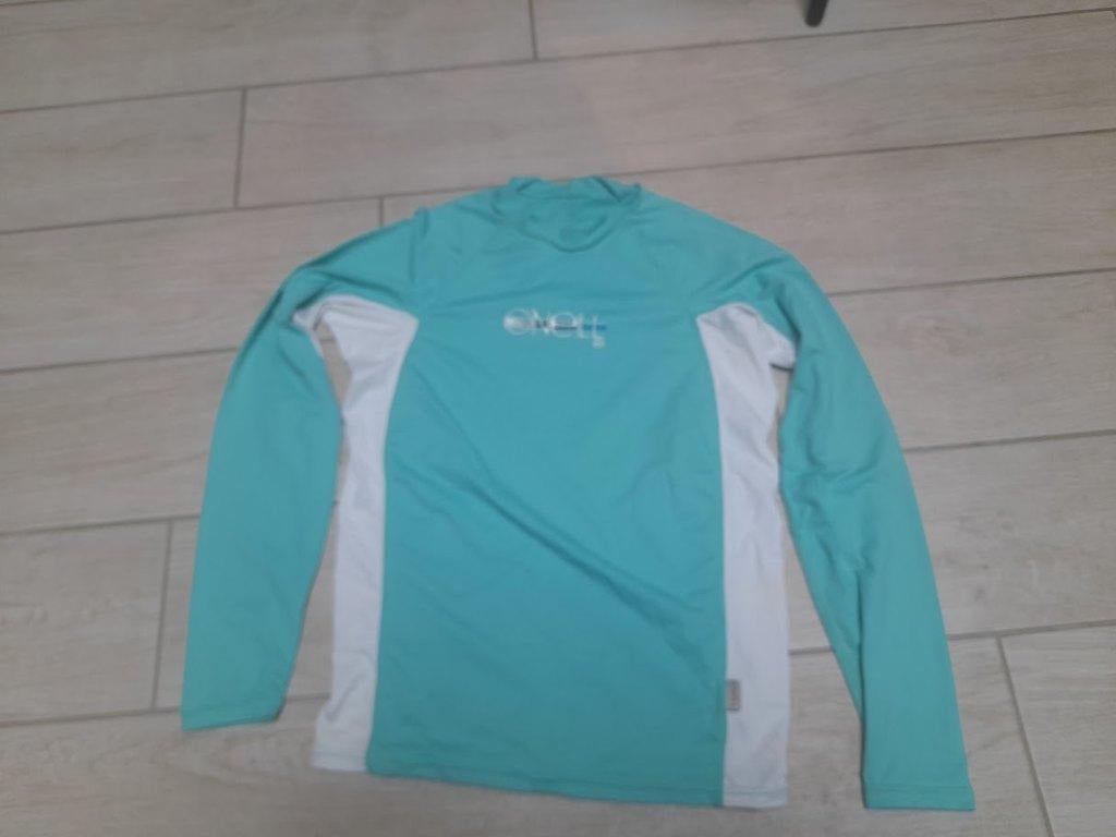 O'Neill UV surf shirt / rash guard maat 164 – turquoise, Kinderen en Baby's, Kinderkleding | Maat 164, Meisje, Ophalen of Verzenden