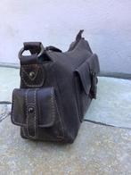 Lederen handtas, Handtassen en Accessoires, Tassen | Damestassen, Ophalen, Zo goed als nieuw, Handtas