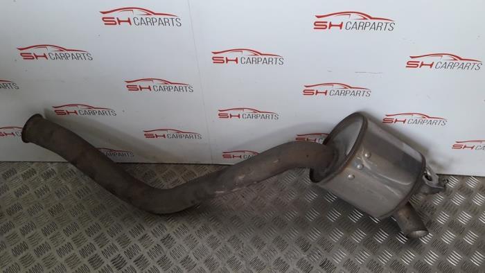 Uitlaat Einddemper van een Mercedes C-Klasse, Auto-onderdelen, Uitlaatsystemen, Mercedes-Benz, Gebruikt, 3 maanden garantie, Ophalen of Verzenden