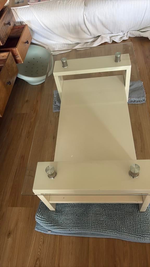 Table basse vintage, Maison & Meubles, Enlèvement, Comme neuf, Synthétique