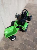 Buitenspeelgoed: tractor met kar., Ophalen, Zo goed als nieuw