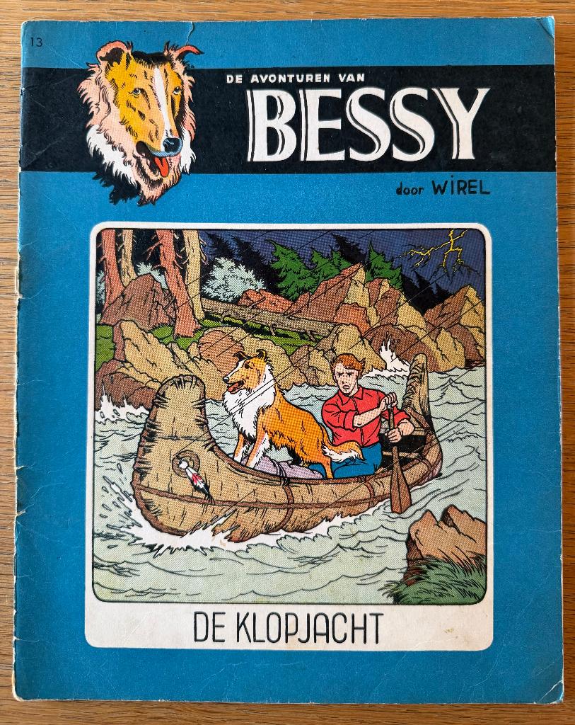 Bessy - De Klopjacht, Gelezen, Wirel (Vandersteen/Verschuere), Eén stripboek, Ophalen of Verzenden