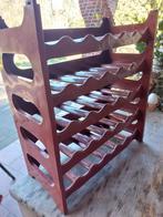 Wijnrek/30flessen/kunststof/stapelbaar 5delen, Ophalen, Kunststof