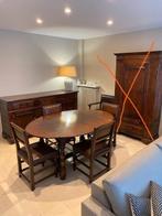 Tafel uit Oude Engelse Eik, Ophalen, 100 tot 150 cm, 200 cm of meer, Zo goed als nieuw