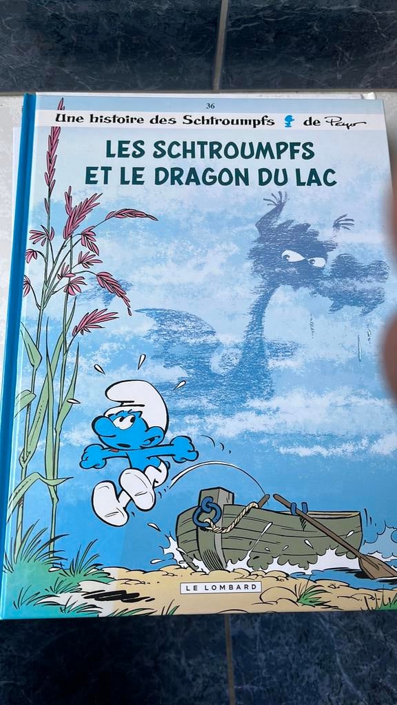 Les schtroumpfs et le dragon du lac, Une BD, Enlèvement, Neuf