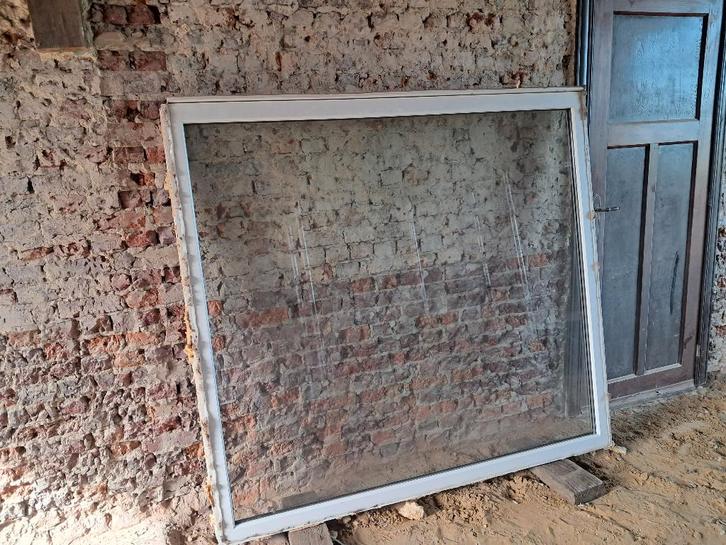 Raam, Doe-het-zelf en Bouw, Glas en Ramen, Gebruikt, Gevelraam of Ruit, 160 cm of meer, 160 cm of meer, Dubbelglas, Ophalen