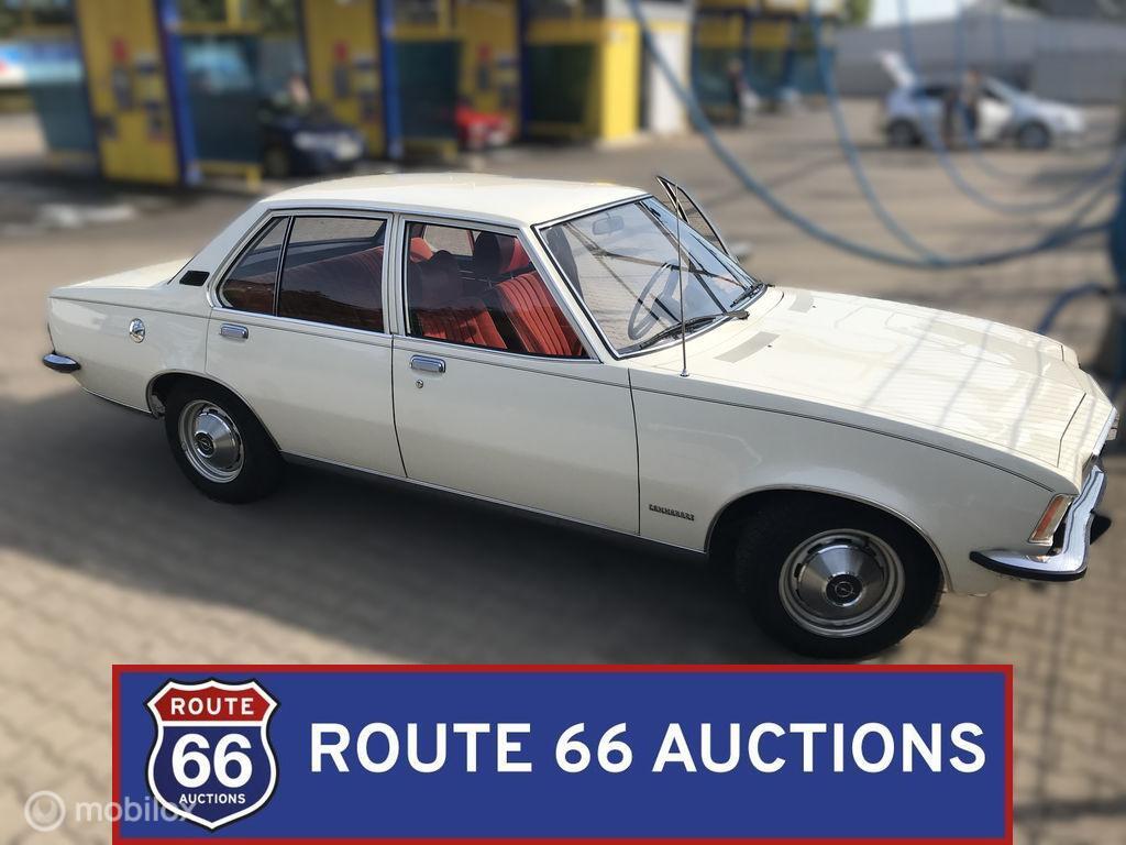 Opel Commodore 2.5S | 1973 | Route 66 Auctions, Auto's, Zwart, Bedrijf, Overige carrosserie, Opel