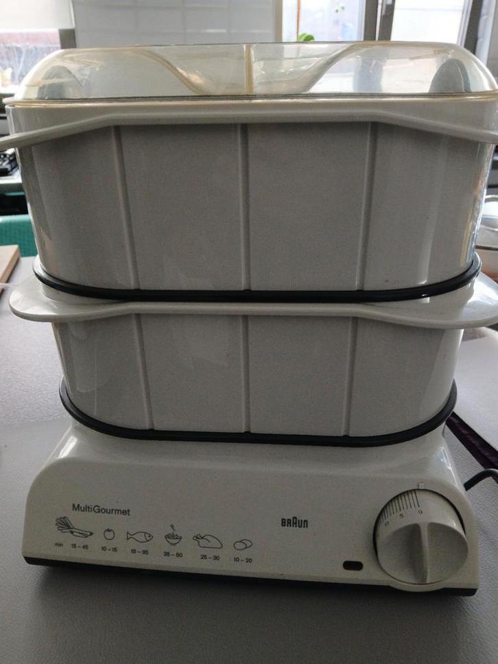 Le cuiseur à vapeur Braun MultiGourmet - rarement utilisé -, Electroménager, Vapeurs, Comme neuf, Enlèvement ou Envoi