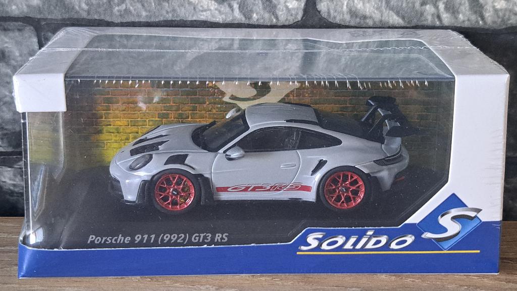 Porsche 911 (992) GT3 RS Ice Grey 1/43ème, Hobby en Vrije tijd, Modelauto's | 1:43, Solido, Auto, Solido, Nieuw