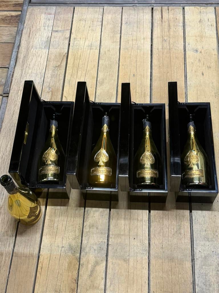 Armand de brignac ace of spades geopende flessen, Enlèvement, Utilisé