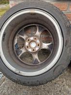 Velgen + banden.  17 inch, Autos : Pièces & Accessoires, Pneus & Jantes, Enlèvement, Pneu(s)