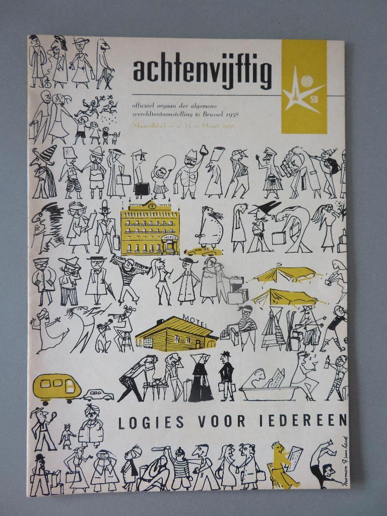 Expo 58 achtenvijftig Logies voor iedereen magazine, Ophalen of Verzenden, Overige typen
