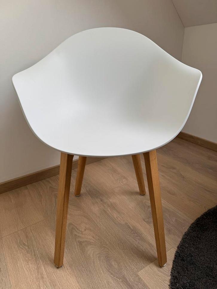 Witte design TA kuipstoel by Simone Viola TOOU als nieuw, Huis en Inrichting, Stoelen, Zo goed als nieuw, Ophalen