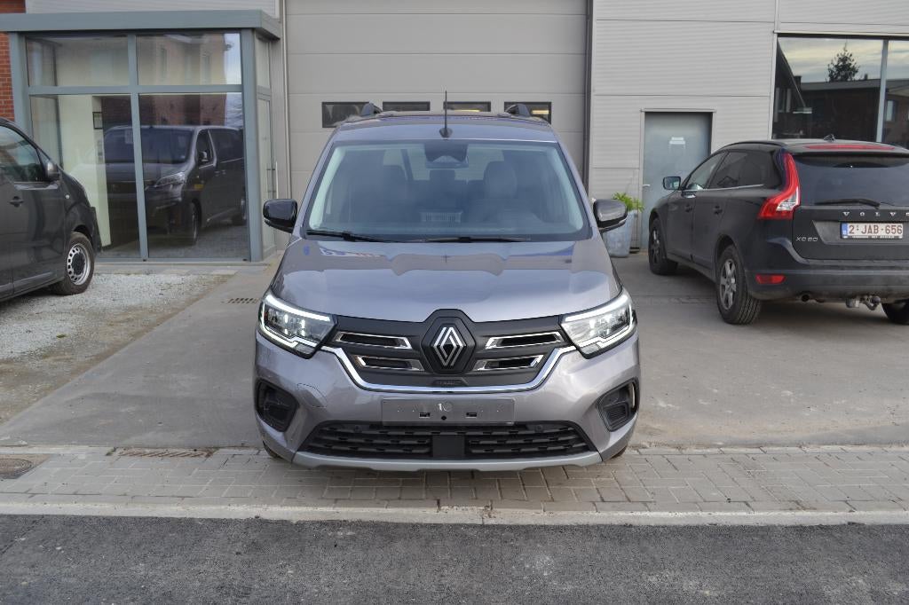 Renault Kangoo  E-TECH, Auto's, Renault, Leder en Stof, 5 zetels, Zilver of Grijs, Te koop