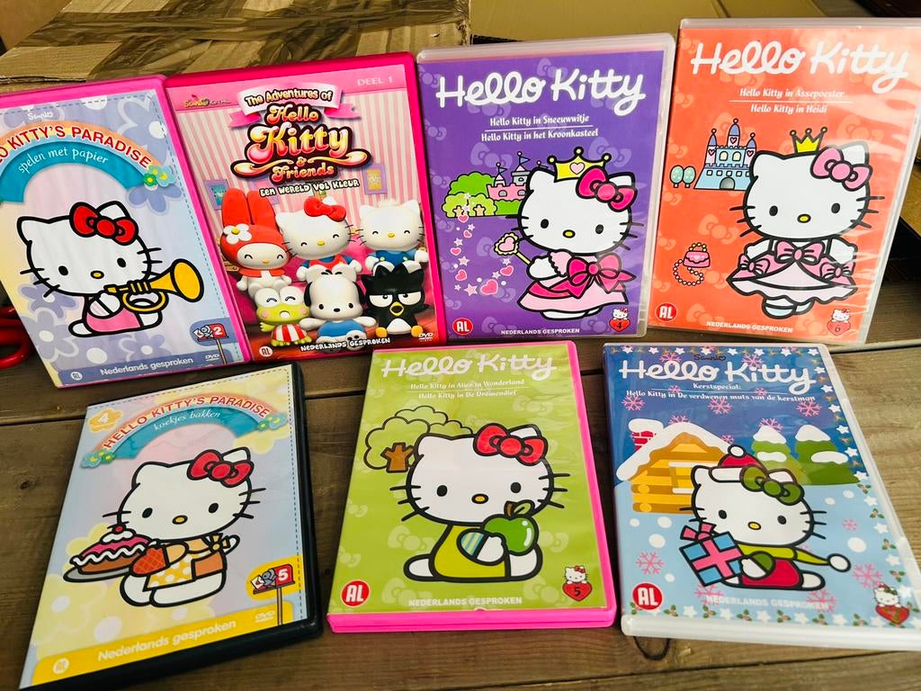 Hello Kitty DVD Collectie, Cd's en Dvd's, Ophalen of Verzenden, Zo goed als nieuw