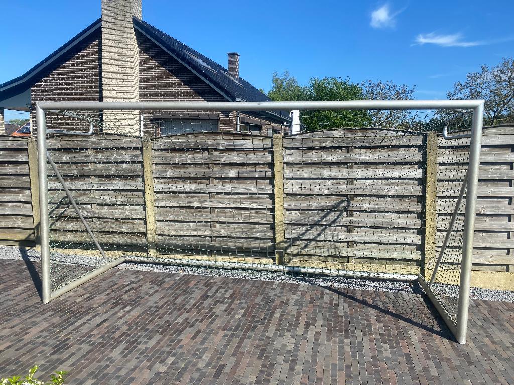 Voetbaldoel calzeo met factuur, Sports & Fitness, Football, Enlèvement, Utilisé, Autres types