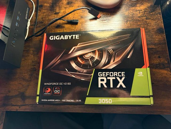 Gigabyte Nvidia Geforce RTX 3050 6GB zo goed als NIEUW!, Computers en Software, Videokaarten, Zo goed als nieuw, Nvidia, PCI-Express 4.0