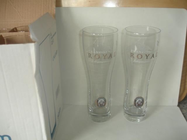 Bierglas Franziskaner Royal, 0,5 liter, voor € 1,50, Ophalen of Verzenden, Nieuw, Glas of Glazen, Overige merken