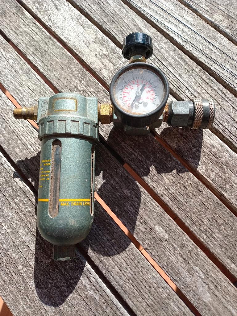 ontspanner - filter - drukregelaar voor perslucht, Ophalen, Zo goed als nieuw