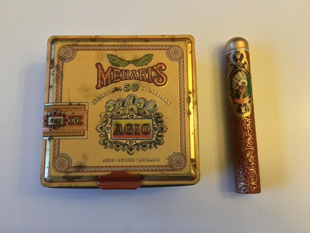 Meharis Agio Duizel Holland 50 cigarillos — tube Cogetama, Enlèvement ou Envoi