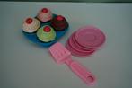 Vintage Fisher-Price Cupcake set – compleet lot!, Ophalen of Verzenden, Gebruikt, Kunststof, Speelkeuken-accessoire