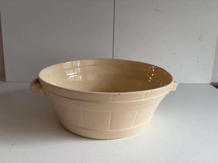 Grande Jatte / Bassine ancienne BOCH Frères Kéramis, Antiquités & Art, Antiquités | Services (vaisselle) pièces, Enlèvement