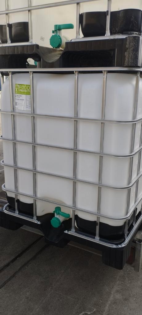 Top cubis 1000l utilisés 1 seule fois en alimentaire liquide, Jardin & Terrasse, Barils de pluie, Enlèvement