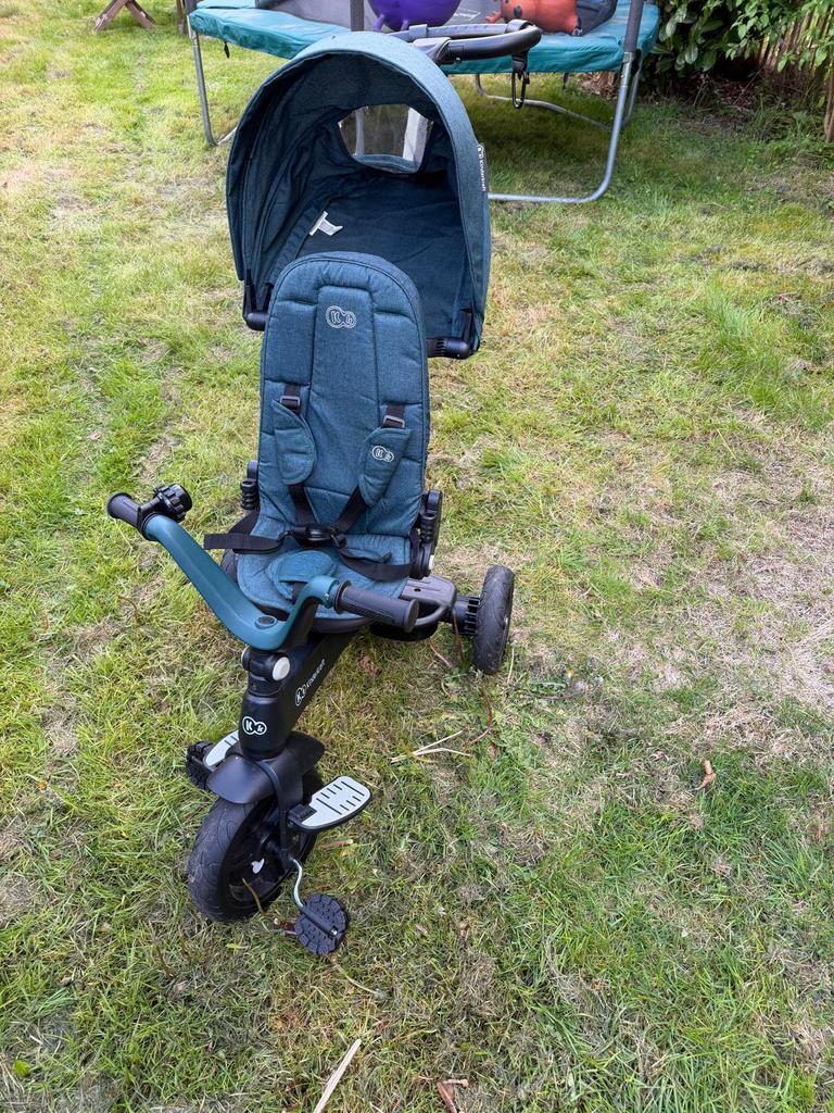 Tricycle Kinderkraft évolutif – canopy + guidon parent, Ophalen, Zo goed als nieuw