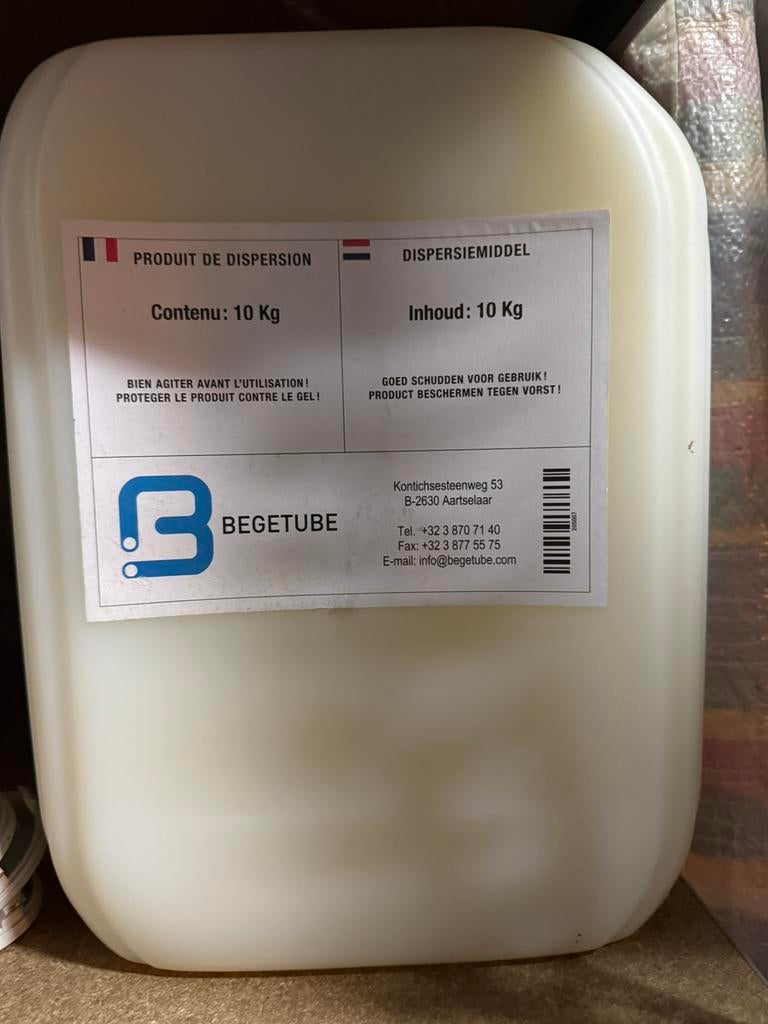 2 bussen begetube (voor vloerverwarming), Ophalen