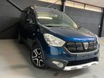 Dacia Dokker Stepway 1.2i, bj2018, 55.000km, Keuring VVK, Auto's, Dacia, Stof, Blauw, Bedrijf, 5 deurs